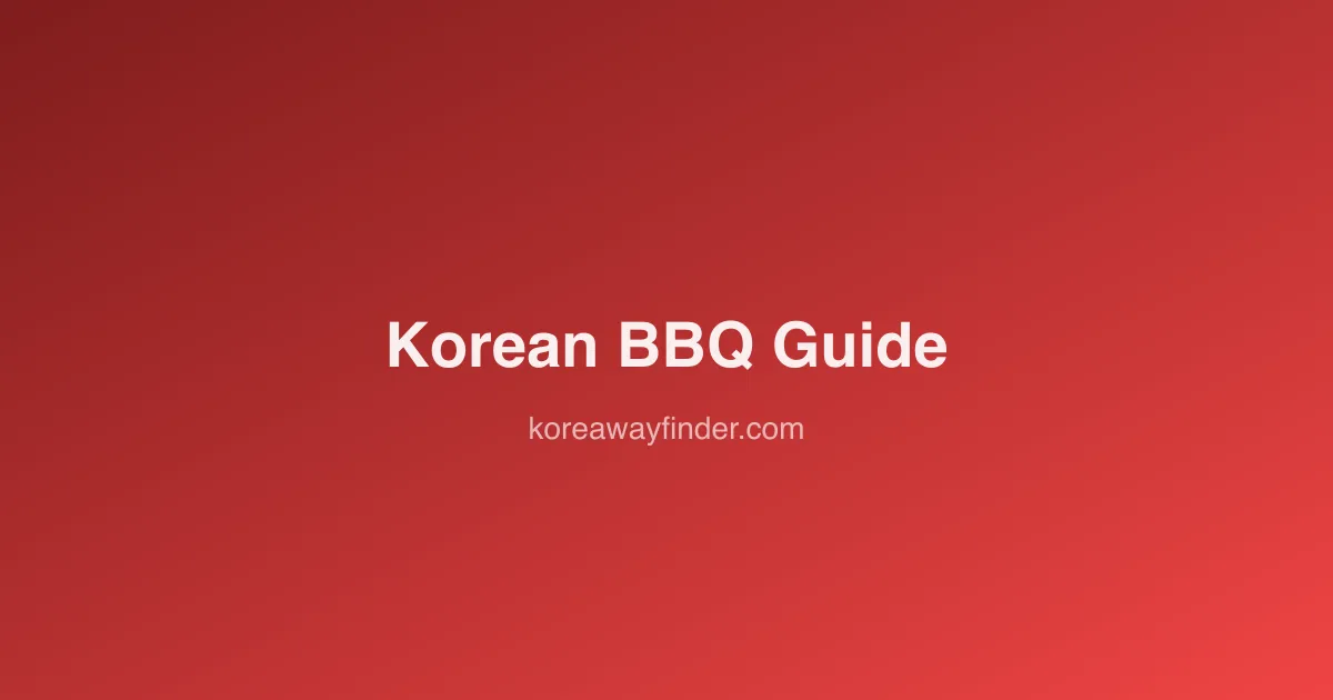 Korean BBQ for Beginners: How to Order Like a Local